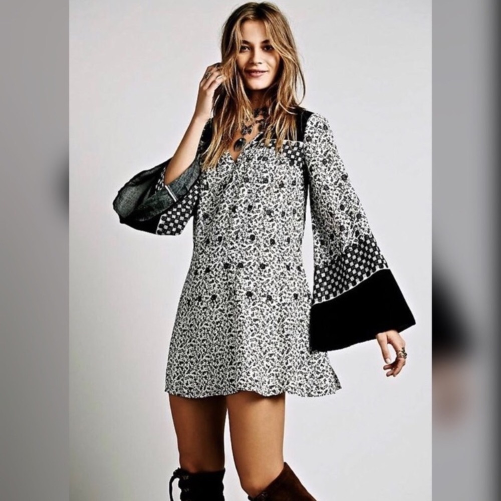 Free People black and white dress